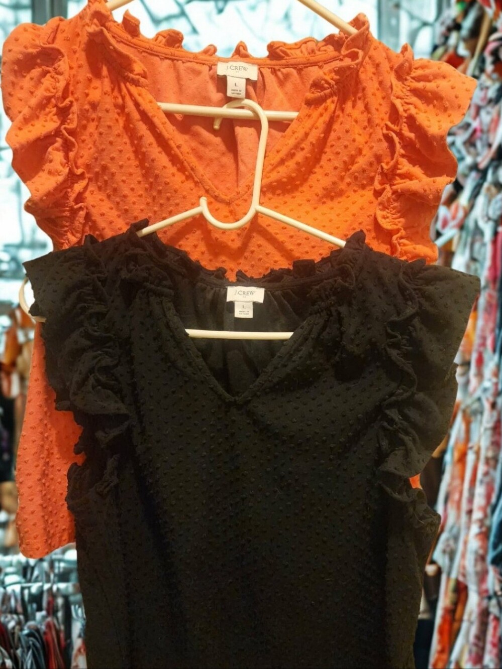 Women's J Crew set of 2 shirts.